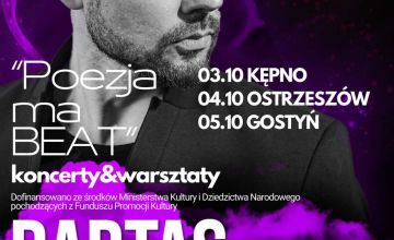 Bartas Szymoniak wystąpi w naszym liceum już 3 października 2023!